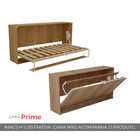 Kit Ferragens Cama Solteiro Horizontal Retrátil De Parede