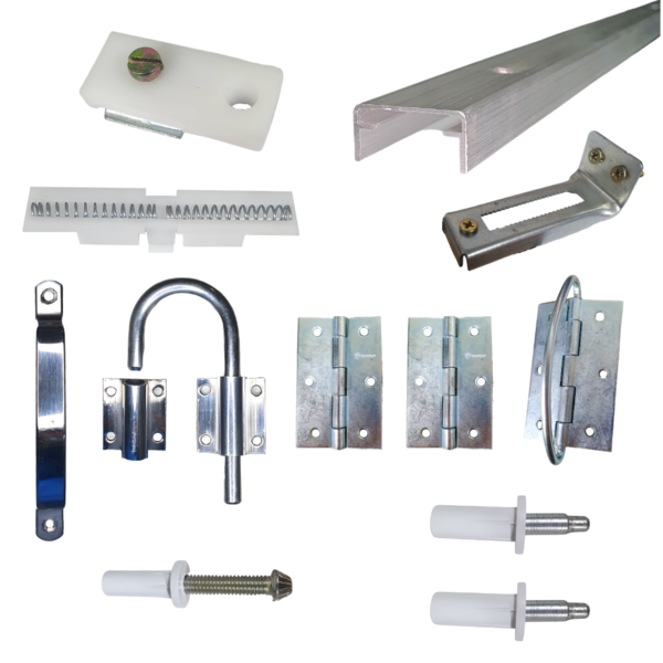 Kit Ferragens P/ Porta Camarão Completo 60cm Natural - Alfer