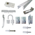 Kit Ferragens P/ Porta Camarão Completo 90 Cm Branco - Alfer