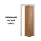 Kit Ferragens P/ Porta Camarão Sem Dobradiça - 60 Cm Natural