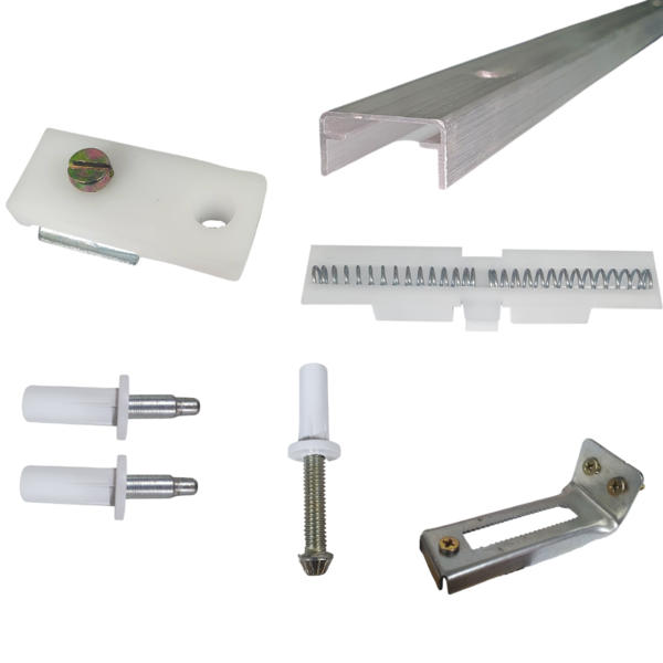 Kit Ferragens P/ Porta Camarão Sem Dobradiça - 80 Cm Natural