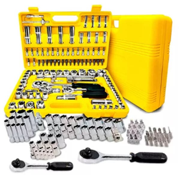 Kit Ferramenta 108 Peças Sextavo 1/2 Titanium Soquete | Leroy Merlin