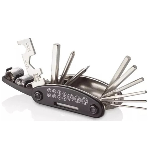 Kit Ferramenta Bicicleta 15 Funções: Ciclista Pedal