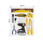 Kit Ferramentas Tramontina Pistola Cola Quente Chaves Fenda T