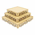 Kit Festa Mdf Floral - Linha Temática - 613-F