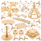 Kit Festa Provençal Mdf - Mickey - 48 Peças