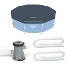 Kit Filtro 1.250 Litros/hora + Capa 305 Estrutural Bestway