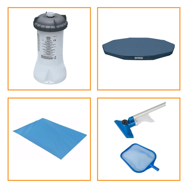 Kit Filtro 2.006 Litros/hora 220v + Capa 366 Estrutural + For