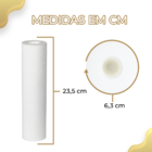 Kit Filtro Caixa Água Cavalete 9 3/4 Polipropileno Liso 5 Azul