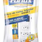 Kit Filtro De Linha Régua 3t + 2 Benjamin + 2 Adaptador Forlu