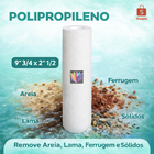 Kit Filtro Polipropileno + Filtro Carvão Ativado Carbon Block