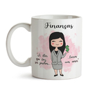 Kit Finanças Feminino Caneca E Agenda Cabelo:caneca Dia Das M