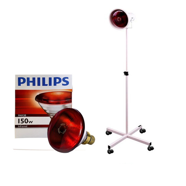 Kit Fisioterapia Suporte G + Lâmpada Infravermelho 127v