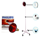 Kit Fisioterapia Suporte G + Lâmpada Infravermelho 220v