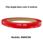 Kit Fita Dupla Face 3m Vhb 9mm3m