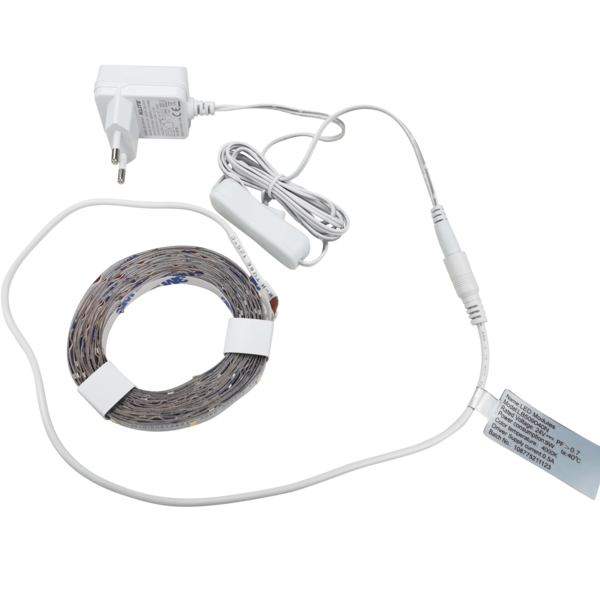 Kit Fita LED Luz Neutra 5m IP20 24V Branco