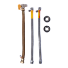 Kit Flexível Aquecedor De Água A Gás Haenke 30cm + Válvula