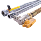 Kit Flexível Aquecedor De Água A Gás Haenke 40cm + Válvula