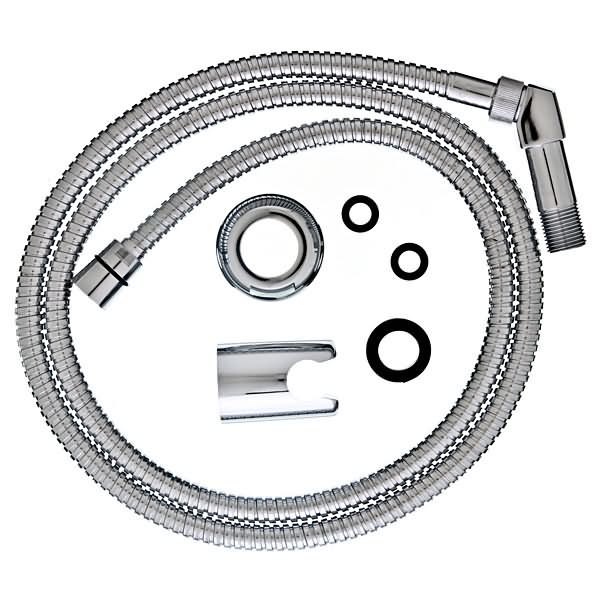 Kit Flexível com Suporte Ducha 4606C170 1,7m Cromado Deca