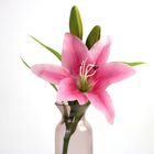 Kit Flores Artificiais Com 20 Galhos De Lírios Para Decoração