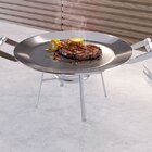 Kit Fogareiro 16 Caulins + Suporte + Disco Inox Ø43 Qualinox