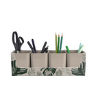 Kit Folhagem com 4 Porta Objeto Cappuccino Protêa