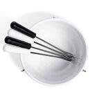 Kit Fondue 6 Peças Em Cerâmica Branca  - Brinox 1256/105