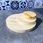 Kit - Forma Circular De Madeira Em Pinus Tamanho 18x18cm Quan