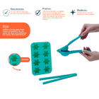 Kit Forma De Gelo E Picolé, Pegador De Salada Mozcada E Espre