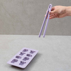 Kit Forma De Gelo Safari E Pegador De Salada Silicone Pequeno