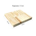 Kit - Forma Quadrada Em Madeira Pinus 20x20cm Quantidade:5