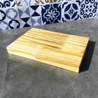 Kit Forma Retangular Em Madeira Pinus 12x18cm Quantidade:8
