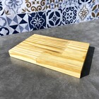 Kit Forma Retangular Em Madeira Pinus 12x18cm Quantidade:8