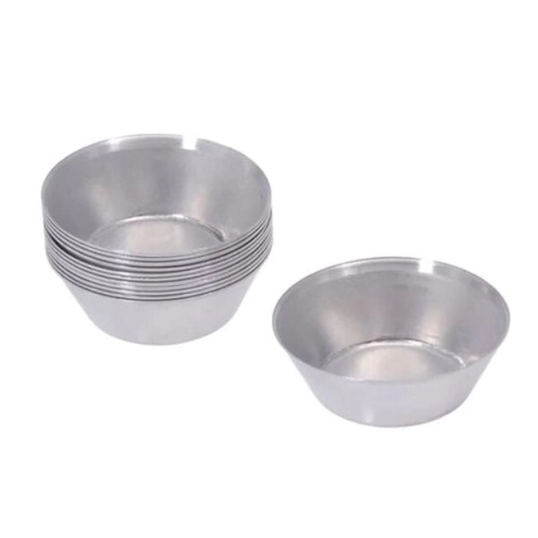 Kit Forminha Mini Empada Alumínio Nº 3 Para Buffet (12 Unid)