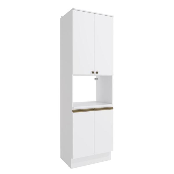 Kit Forno Celeste Kappesberg 100% Mdf 4 Portas Branco 70cm