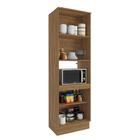 Kit Forno Celeste Kappesberg 100% Mdf 4 Portas Nogueira/branc