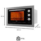 Kit Forno Elétrico 48l + Micro-ondas 25l Fischer Fit Line Emb