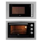Kit Forno Elétrico 48l + Micro-ondas 25l Fischer Fit Line Emb
