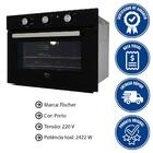 Kit Forno Elétrico Fischer Infinity Embutir 50l 5 Funções + M