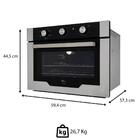 Kit Forno Elétrico Fischer Infinity Embutir 50l 5 Funções Ino