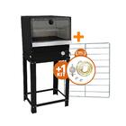 Kit - Forno Gás Itália Junior De Coluna F50p + Grade Extra +