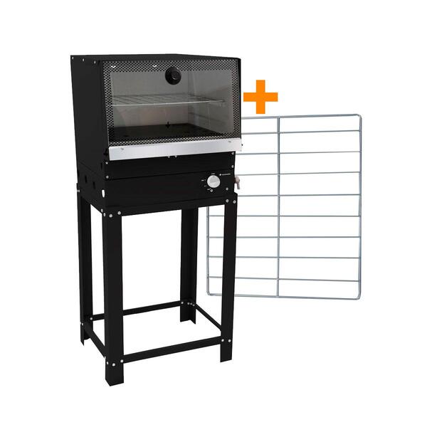 Kit - Forno Gas Italia Junior De Coluna F50p + Grade Extra -