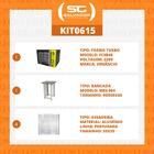 Kit - Forno Turbo Convector Smart Basic. Preto E Amarelo Fcsb