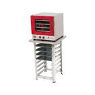 Kit - Forno Turbo Elétrico Fast Oven Prp-004 127v Vermelho +