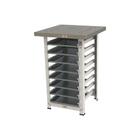 Kit - Forno Turbo Prp-004 Plus Digital 220v Vermelho + Bancad