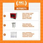 Kit - Forno Turbo Prp-004 Plus Digital 220v Vermelho + Bancad