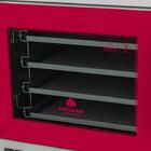 Kit - Forno Turbo Prp-004 Plus Digital 220v Vermelho + Bancad