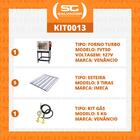 Kit - Forno Turbo Twister Gás 5 Esteiras Fvt5d 127v + 5 Estei