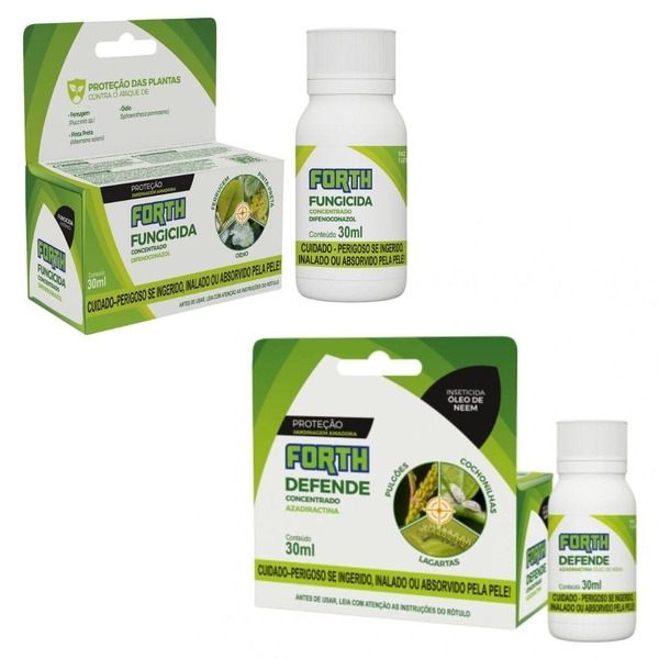 Kit Forth Fungicida + Defende Oléo De Neem Concentrado 30ml