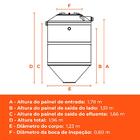 Kit Fossa Séptica 1.500l/dia Fortlev E Leito De Secagem Tecni
